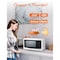 Commercial Chef 1.6 Cu. Ft. Countertop Microwave with Touch Controls & Digital Display, White Microwave CHM16MW6 - alternate 5